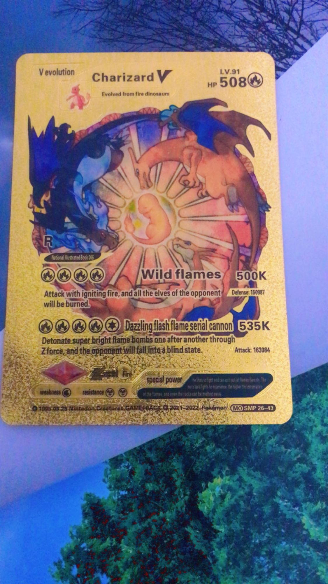Pokmon card golden Charizard V | Daraz.pk