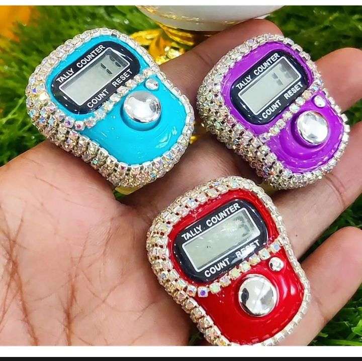 Buy Digital Azan Watch and Tally Counter with Beads and LED Light (Night  Mode) Tasbih
