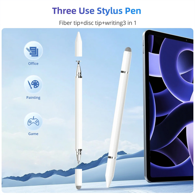 3 in 1 Universal Stylus Pen Pencil for iPad    No Charging Phone Tablet Pen Screen Touch Pencil