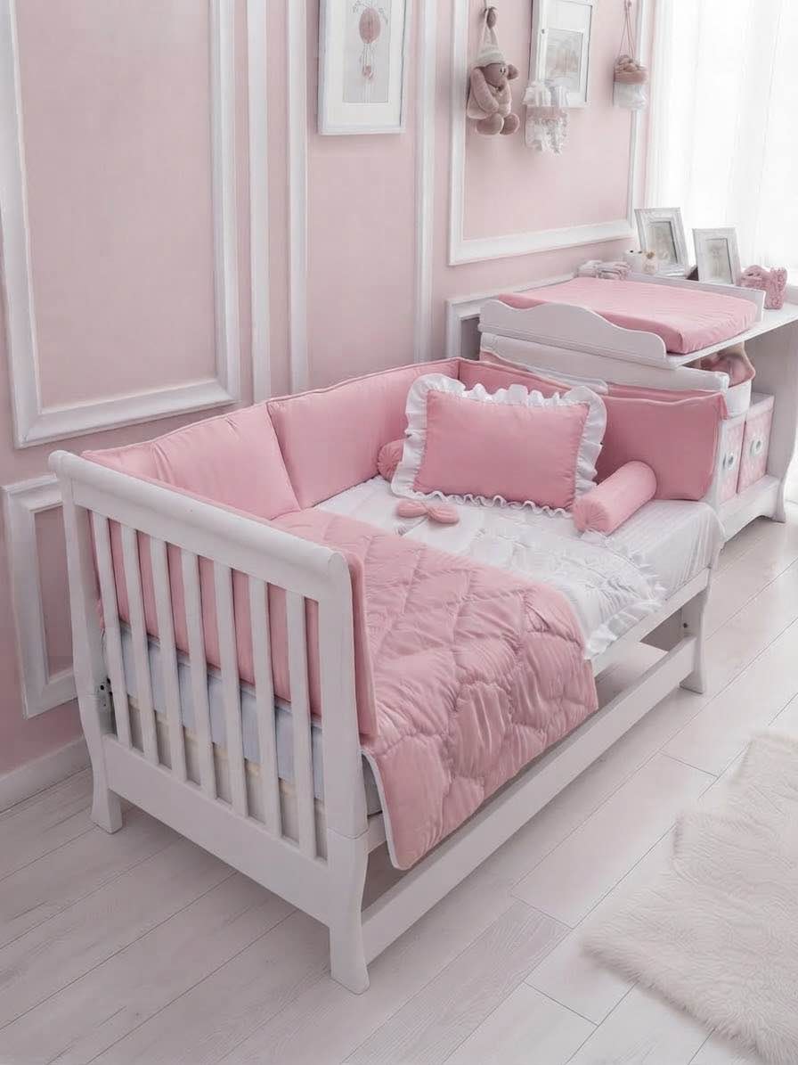 BABY COT SET- CRIB BEDDING FOR NEW BORN