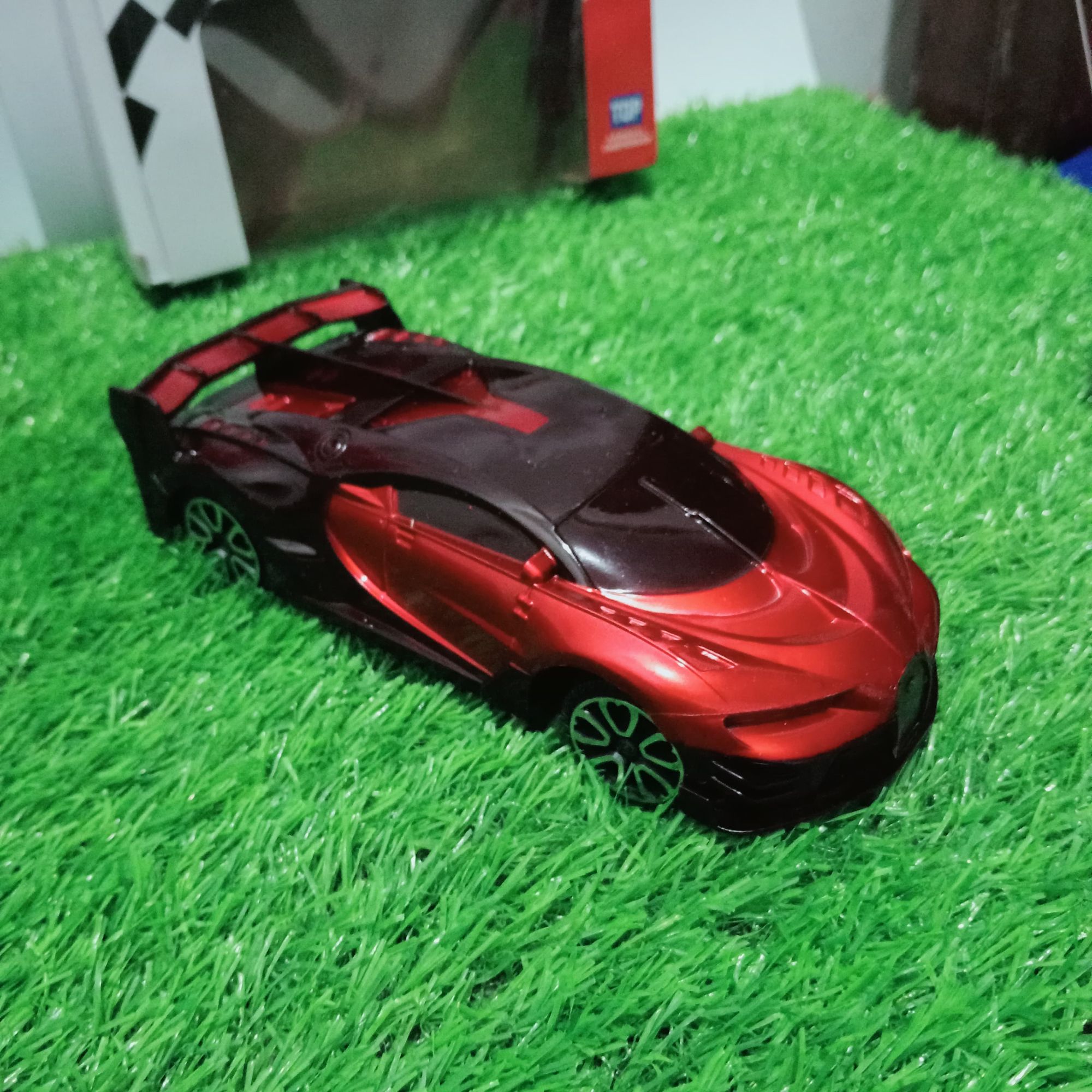 Bugatti Style RC Car 27MHz Radio Control Toy | High Speed Remote Control Racing Car for Kids | Blue