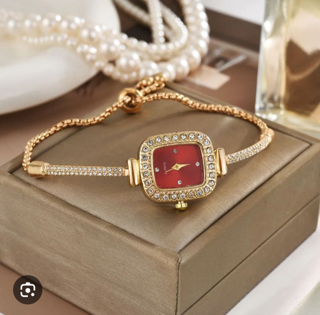Watch - Fashion Square Watch Women Silver Watches Stainless Steel Band Quartz Wristwatches Ladies with bracelet set | Round watch | Rectangular Watch