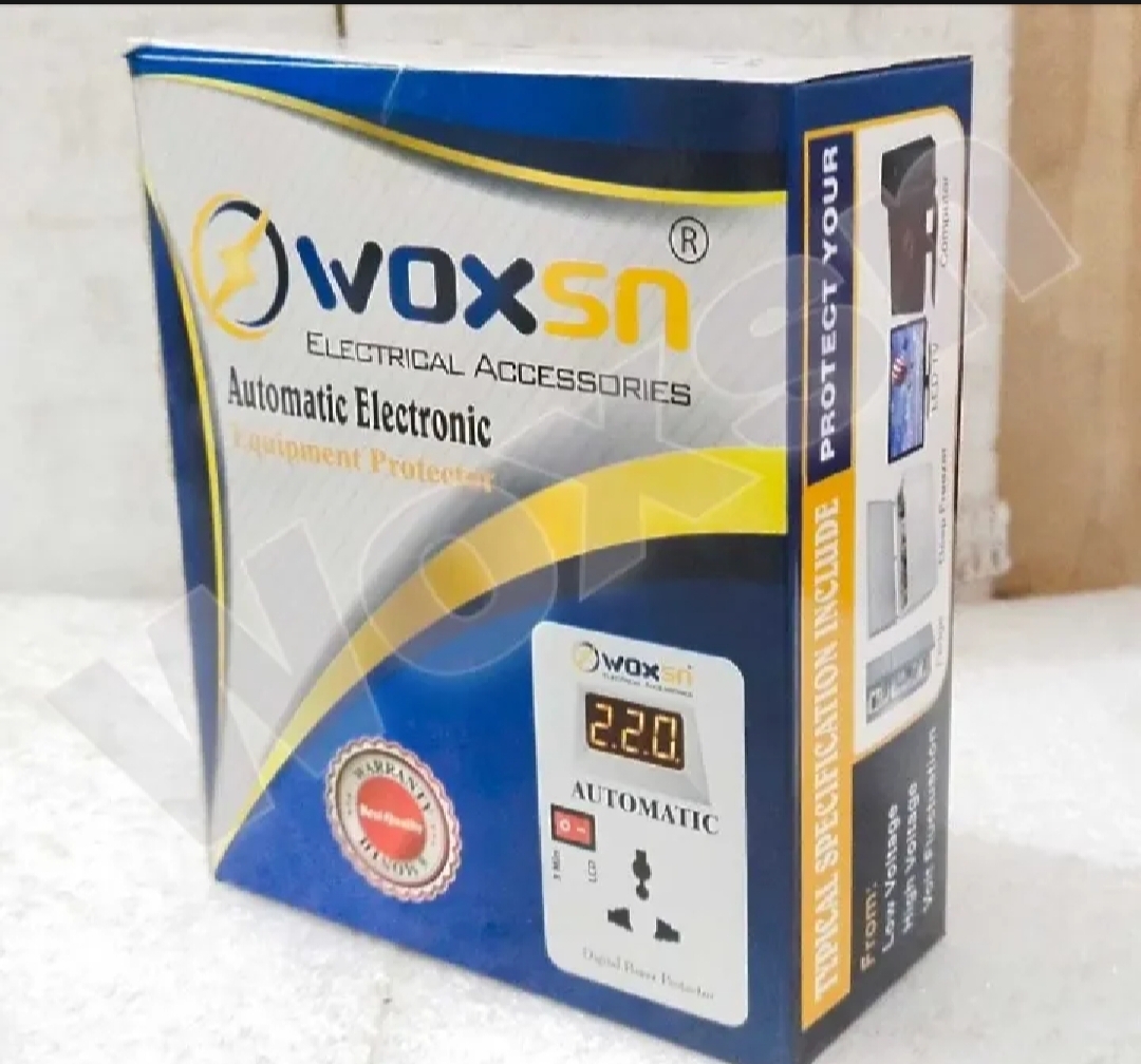 Muhafiz Switch Freezer, Mobile and laptop Charger, LED OR LCD, wifi and Camera devices and other electronics accessories, Muhafiz SwitchWoxsn Automatic Digital Power Protection, AC Voltage protector, Over & Under Volt power protection, For Fridge,