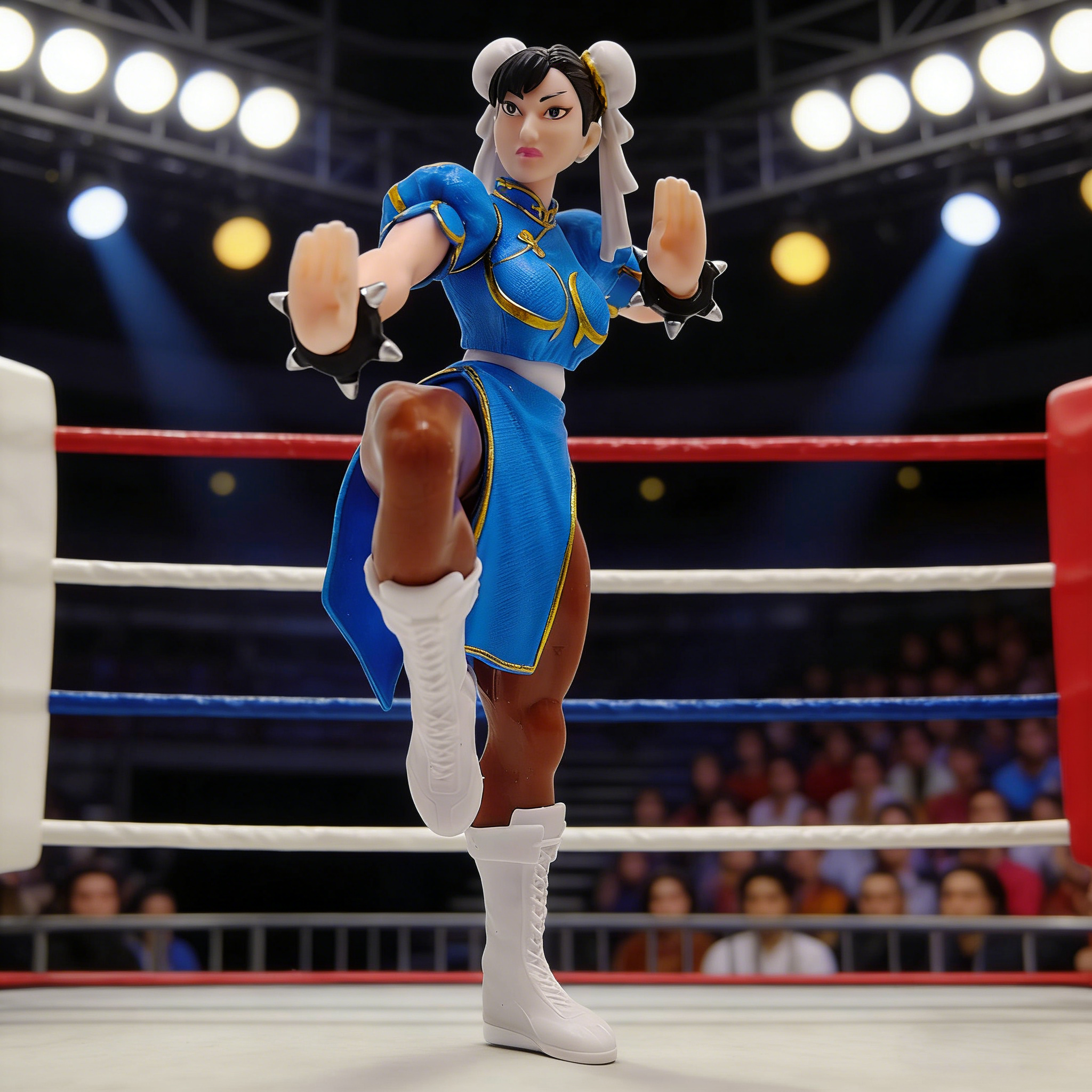 Chun-Li Action Figure Street Fighter Kung Fu Game Anime Peripheral Collection Model Toys Ornaments Vinyl Doll 