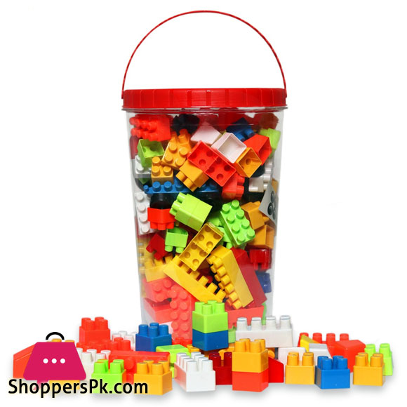 Jumbo Building Blocks for Kids, Big Size Construction Blocks with Wheels, Educational Creative Building Bricks Toy, Interlocking DIY Building Blocks Set for Boys & Girls, STEM Learning & Sensory Play Toy
