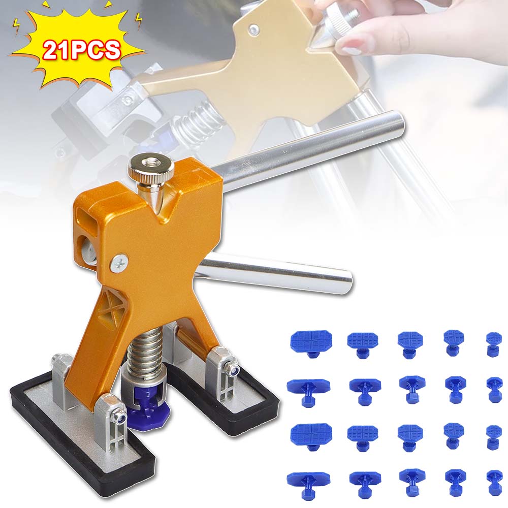 Paintless Car Dent Puller Kit Lifter Body Dent Puller Remover Repair Auto Small Ding Hail Dent Removal Tools Automotive Workshop