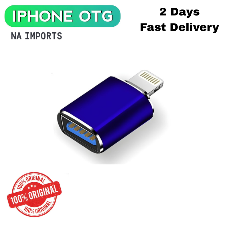 OTG Adapter, Lightning to USB 3.0 Female Converter for iOS Devices - High-Speed Data Sync for Flash Drives, Hard Drives, Keyboards with iPhene 14/13/12/11, lPad