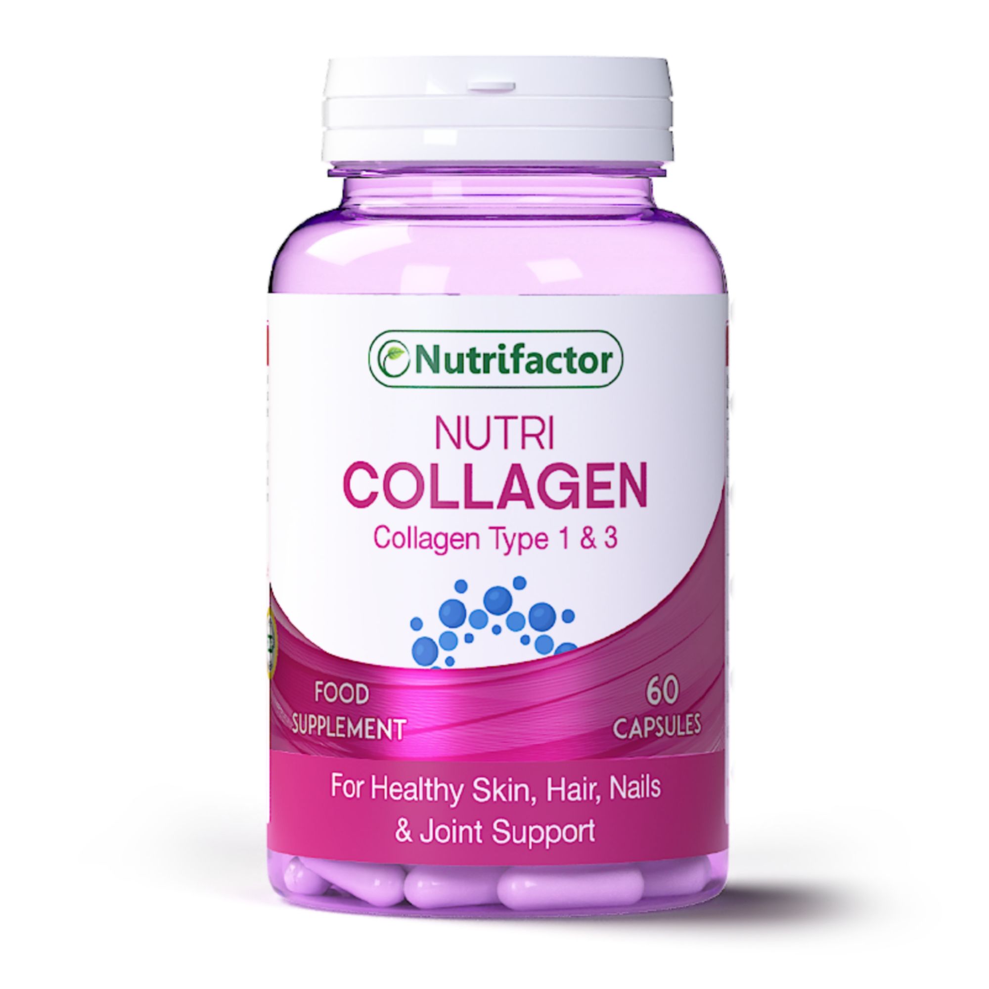 Nutri Collagen Collagen Type 1 & 3 60s Capsules | Daraz.pk