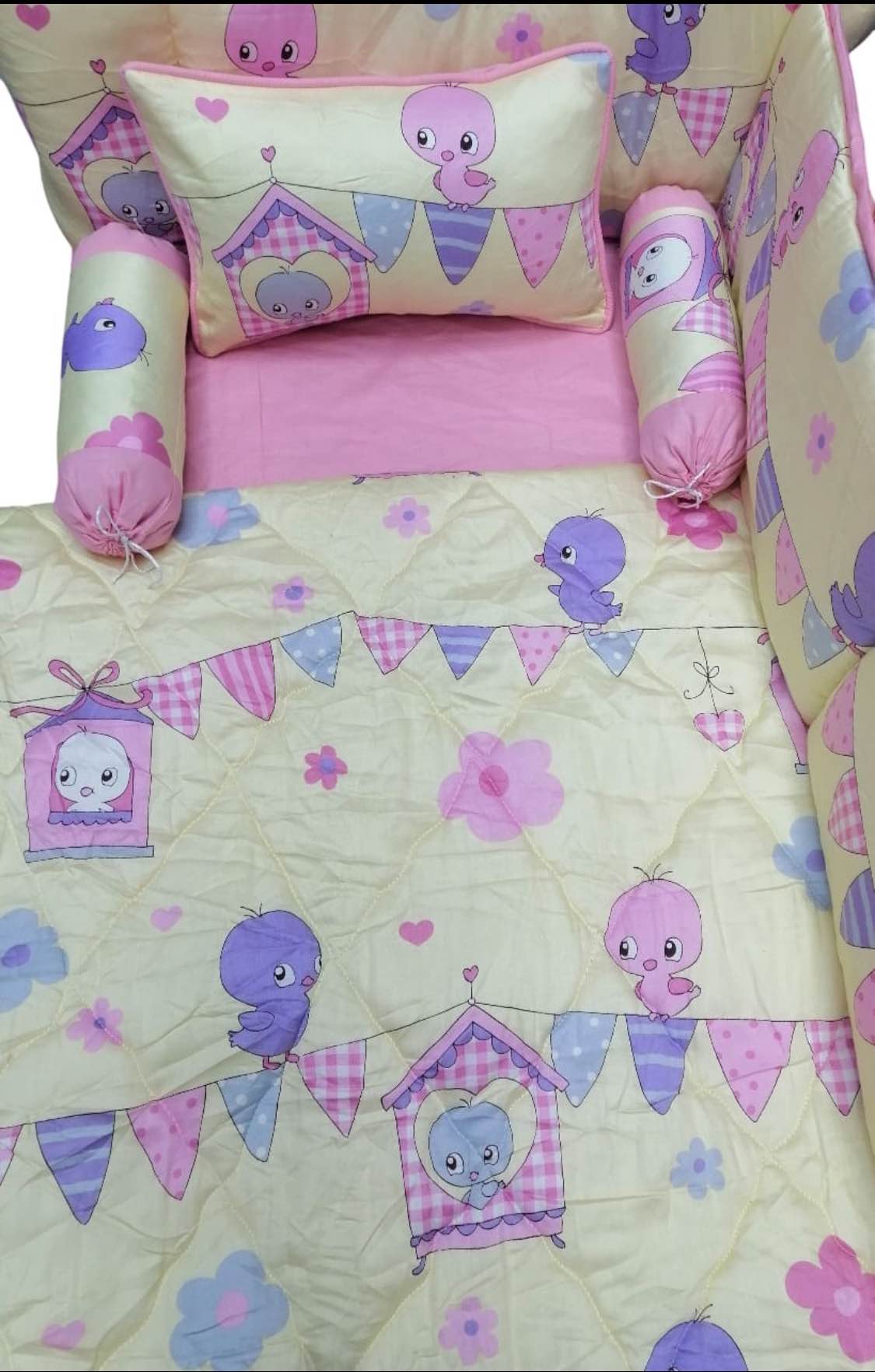 BABY COT SET- CRIB BEDDING FOR NEW BORN