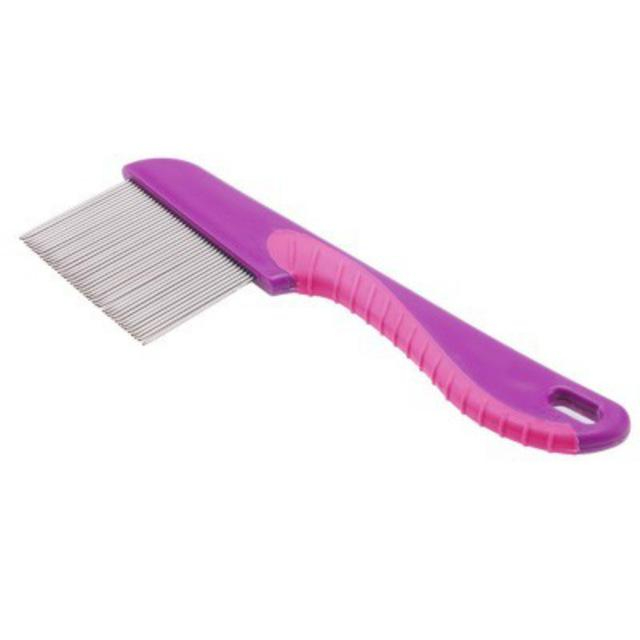 Anti Lice Comb & Nit Comb With Handle Stainless Steel for Specially For Children Man Women