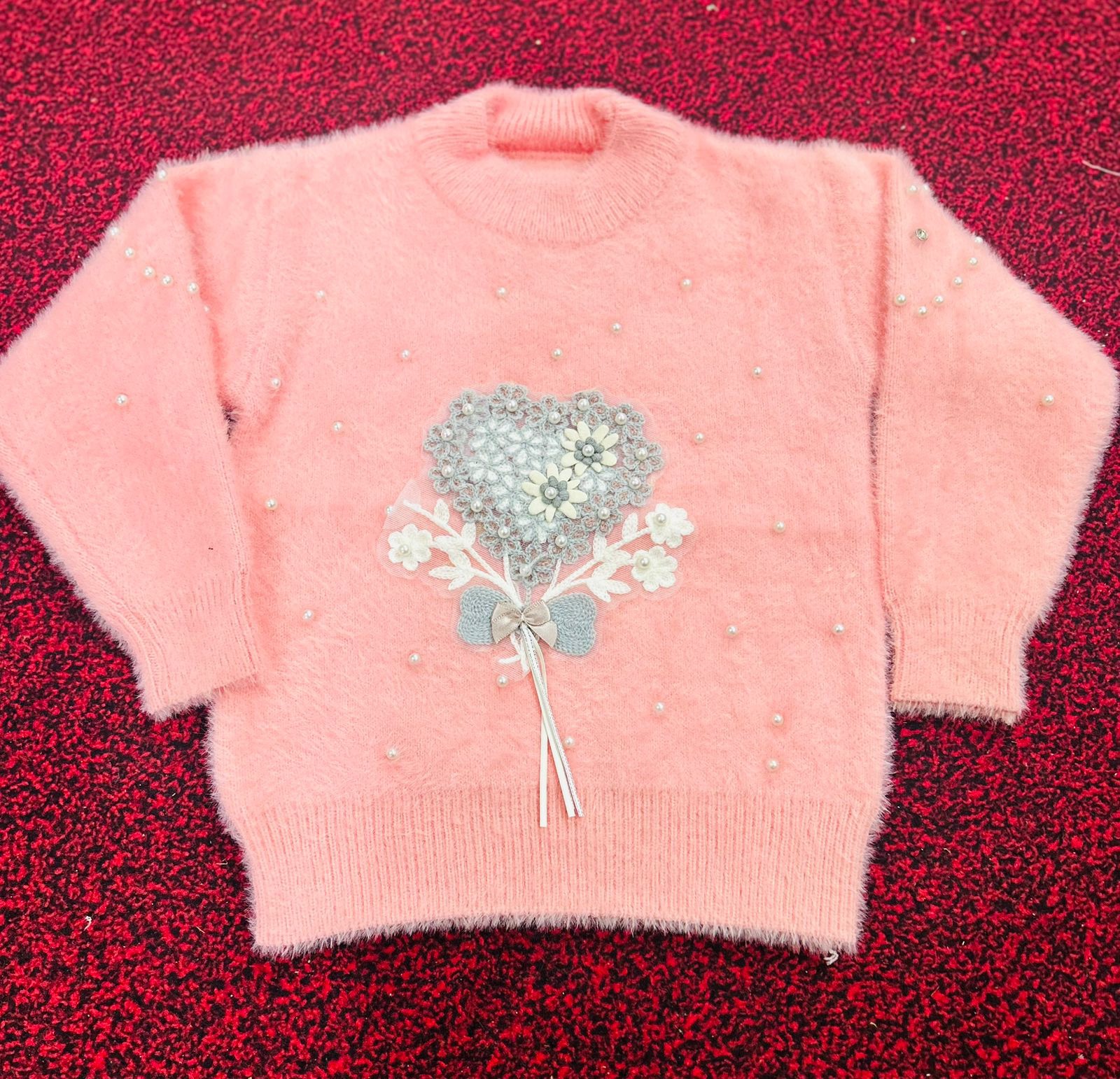 Kids sweaters rabbit wool sweatshirts printed imported very soft
