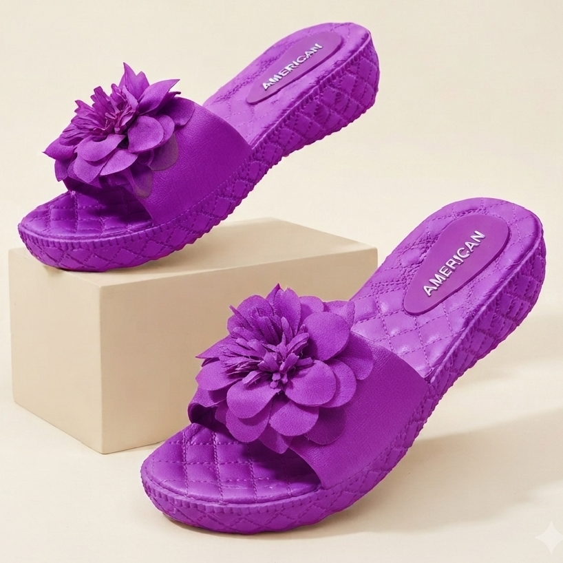 Fashion Wedge Sandals for Women, Pure Nylon, 2-inch Wedge Heel, Slip-On, Casual & Elegant, Available in Multiple Colors