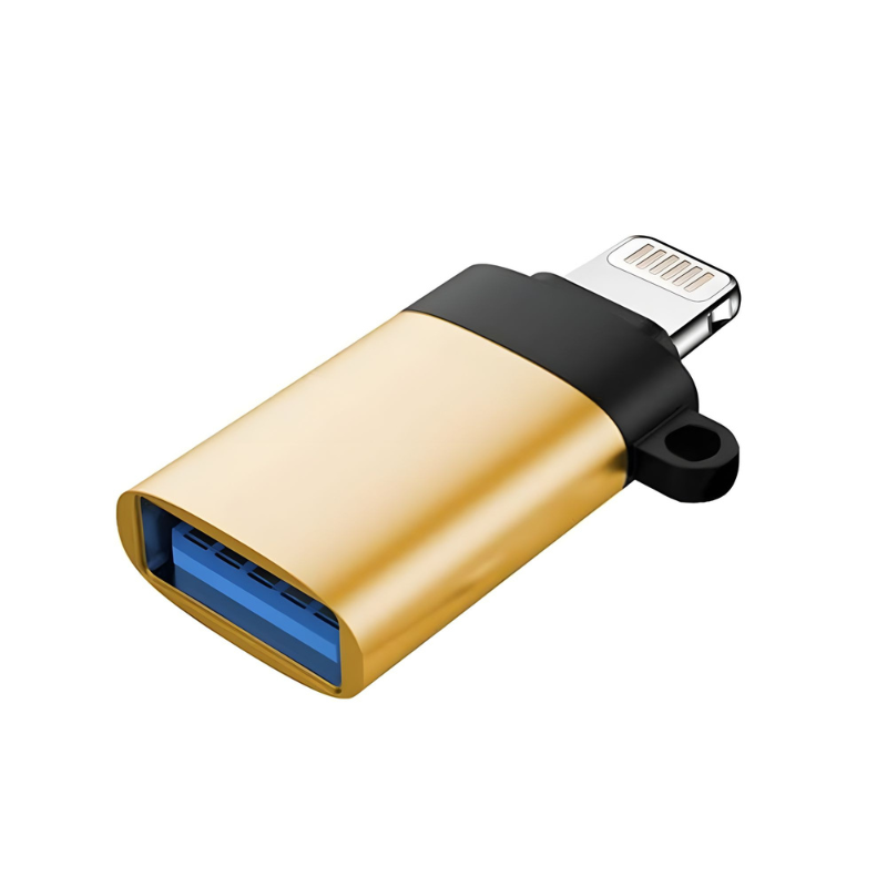 OTG Adapter, Lightning to USB 3.0 Female Converter for iOS Devices - High-Speed Data Sync for Flash Drives, Hard Drives, Keyboards with iPhene 14/13/12/11, lPad