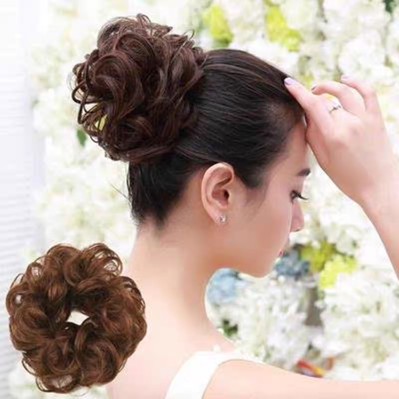 Messy Hair Jura Extension, Hair Jura Poni/ Hair jura Bun for Hair Styling bridal and party woman and girls