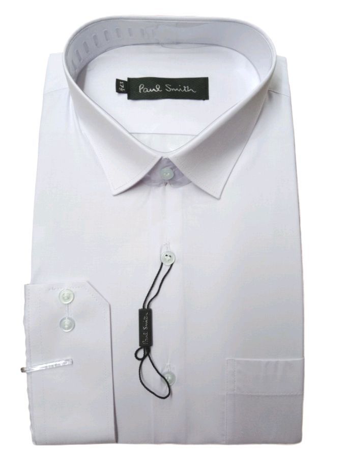 Men's Formal Dress Shirt Neel White (Size 15 to 17.5)