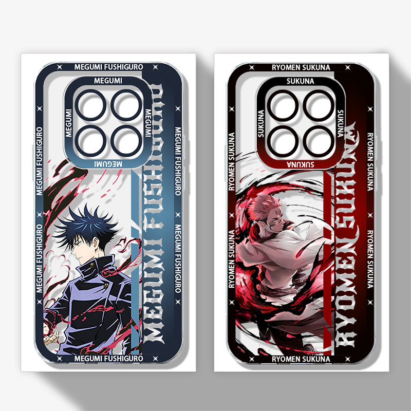 Gojo Satoru Okkotsu Sukuna Case for  Redmi Note 15 13 14 Pro Plus 12 11 10 14S 13S 12S 11S 10S 4G 5G Clear Phone Cover