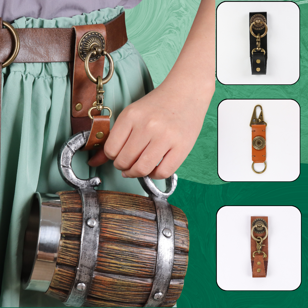 Women's Renaissance Skirt Hike Accessories for Cosplay Costumes Ren Faire Outfit Adjustable Period Accurate Accessories