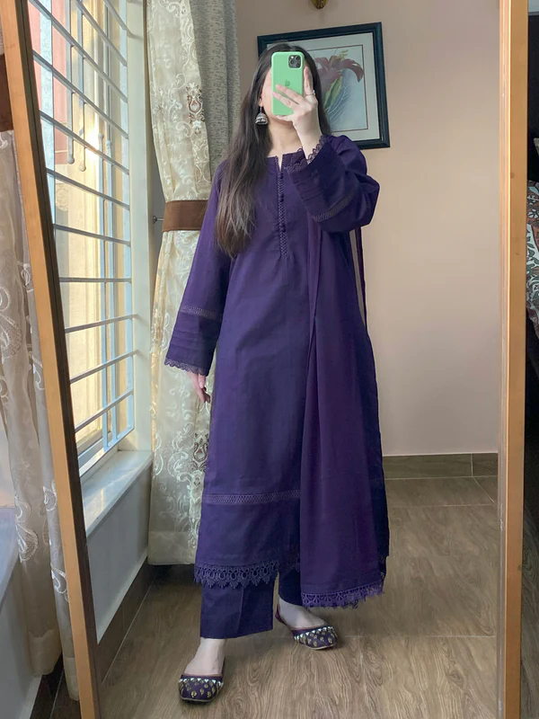 plain khaddar dress design Latest Khaddar Dress Designs 2023-2024