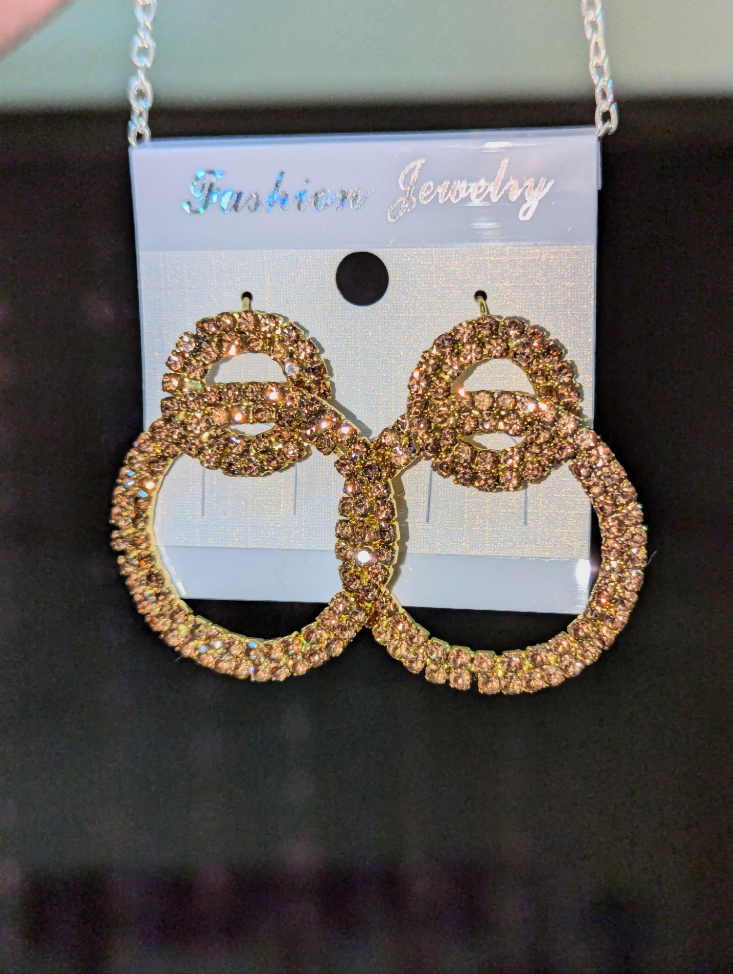 Sterling Silver Round Long Dangle Earrings – Beautiful, Lightweight, Hypoallergenic, Trendy Earrings for Women | Bridal, Party, Daily Wear, Gift, Statement Jewelry on Daraz