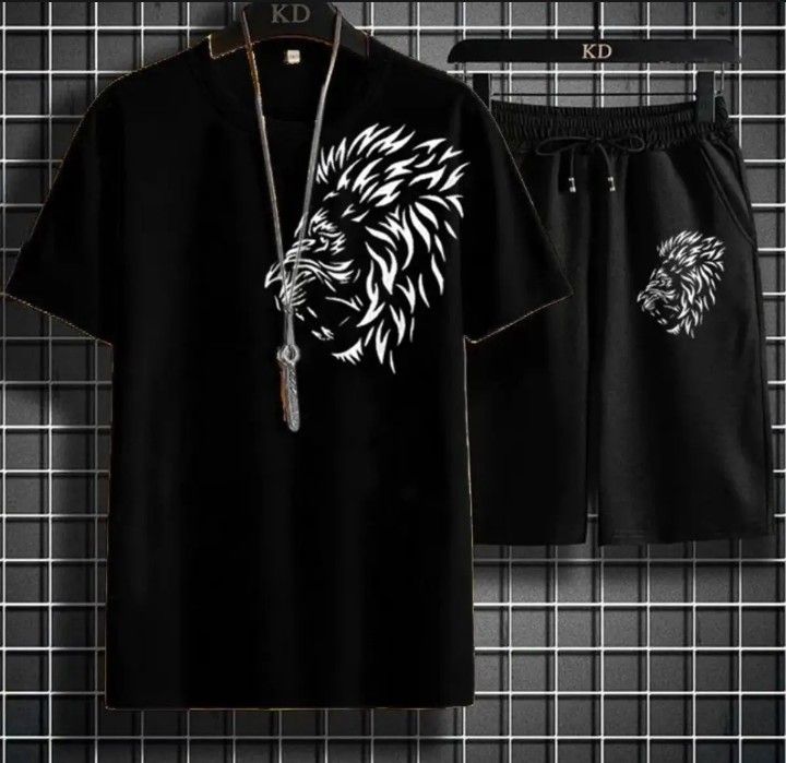 New Printed Summer Tshirt + Short For Boys & Men