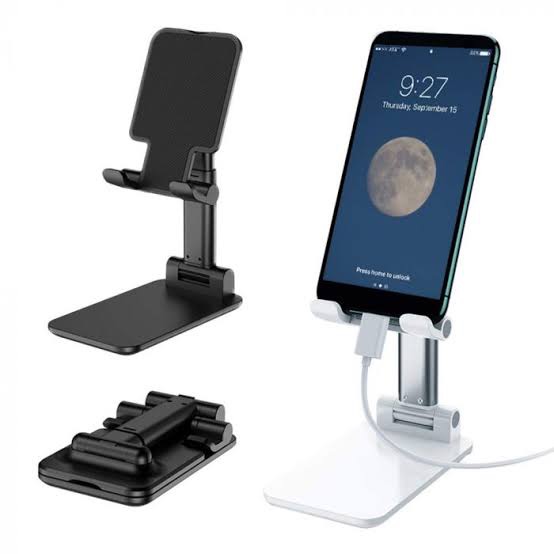 Foldable Desktop Mobile Phone Stand Bracket Holder / Mobile Phone Stand Mount Universal Adjustable Desktop Smart Phone Tablet Holder Bracket