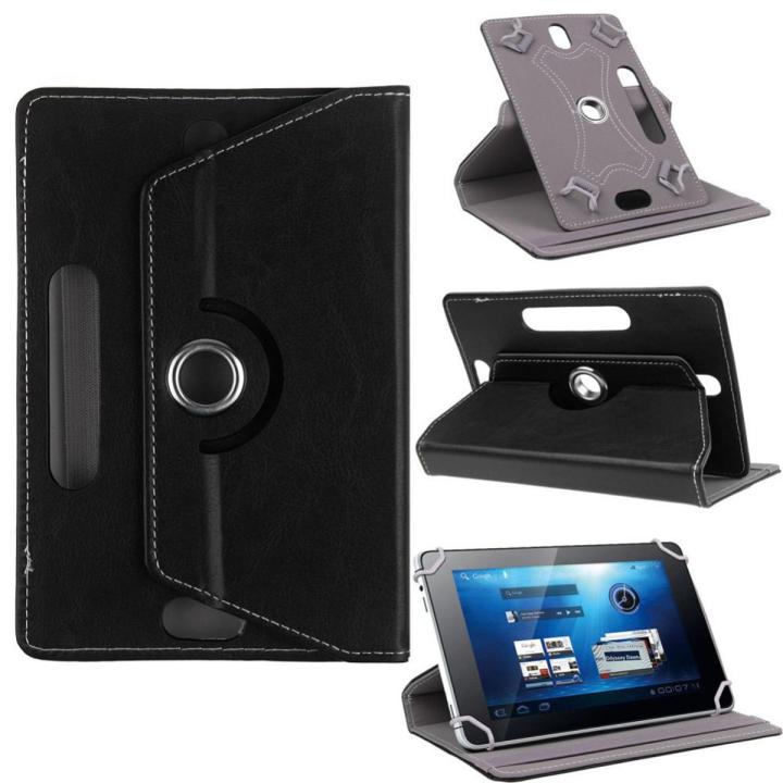 7 / 8  / 10 Universal Leather 360 Rotation Tablet Book Cover For All Brand And Android Tab Universal Tablet Book Cover Case