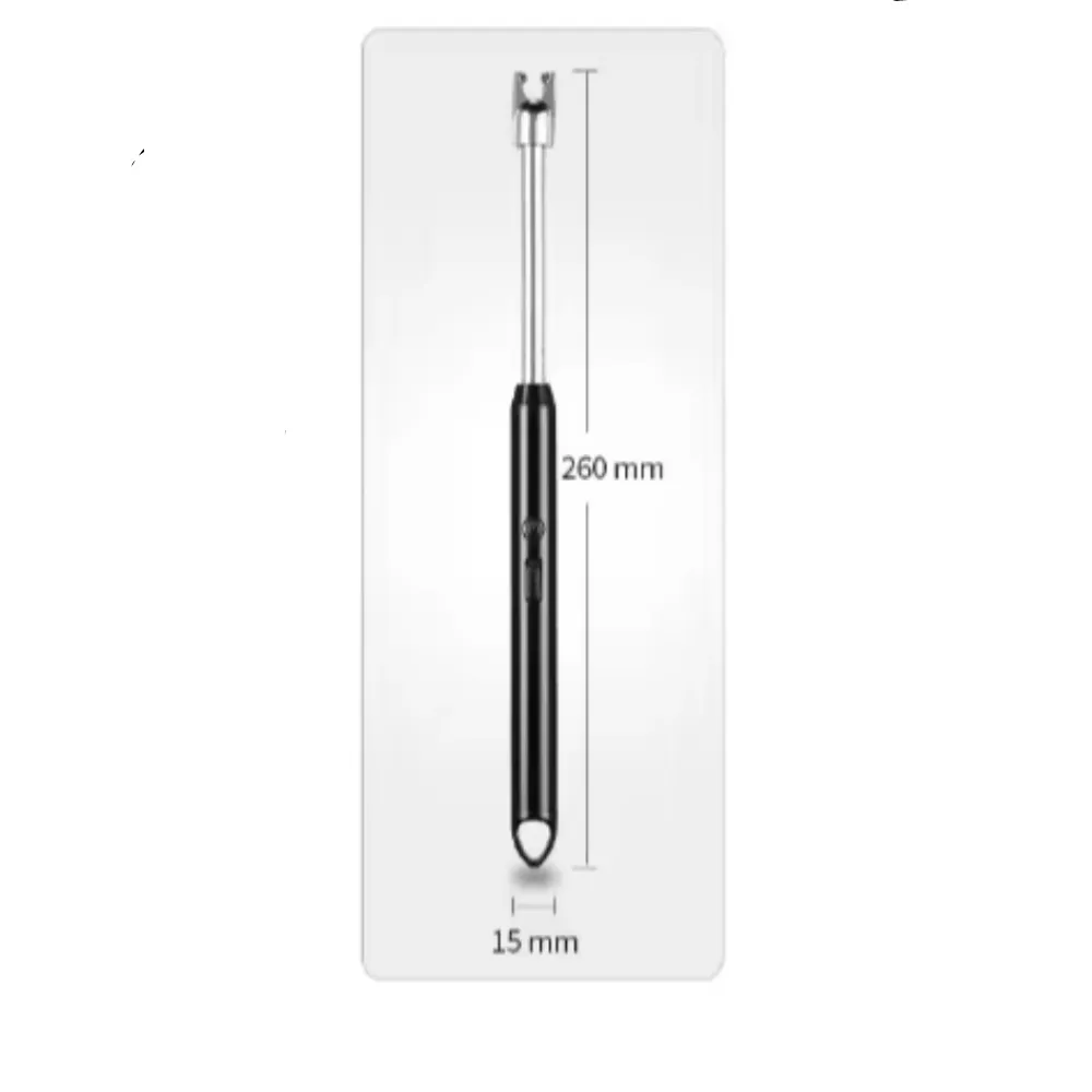Electric Arc USB Rechargeable Flameless Arc Lighter Flexible and Windproof for Candles, Hiking, Camping, Kitchen, Fireplaces 360 degree free rotation