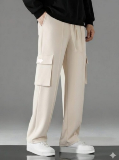 Grey Cargo Pocket Trouser