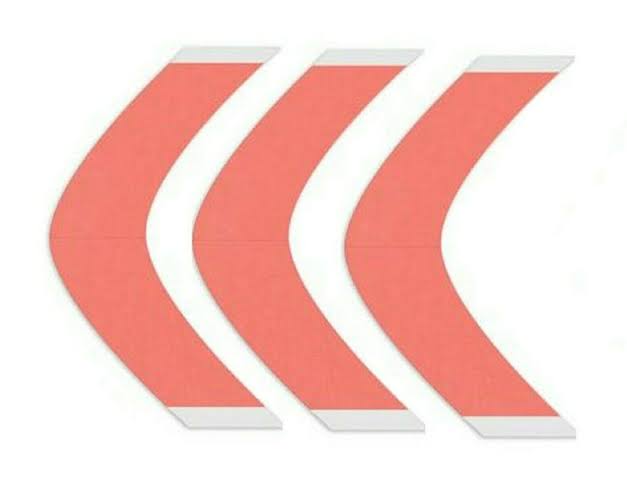 Pack of 10 x Wig Unit USA RED Strips -  Very Good Hold Double-sided Adhesive Tape (2 x 8)cm