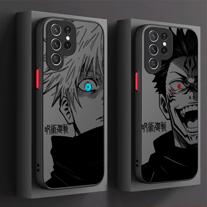 Jujutsu Kaisen Phone Case for GOJO SATORU   S26 Edge S25 S24 S23 Ultra S22 Pro S21 Plus FE A07 4G A17 A37 A57 Cover