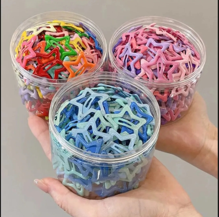 Hair Pins/colourful star hair pins for kids/headwear for kids/10-20-30-40-50 piece