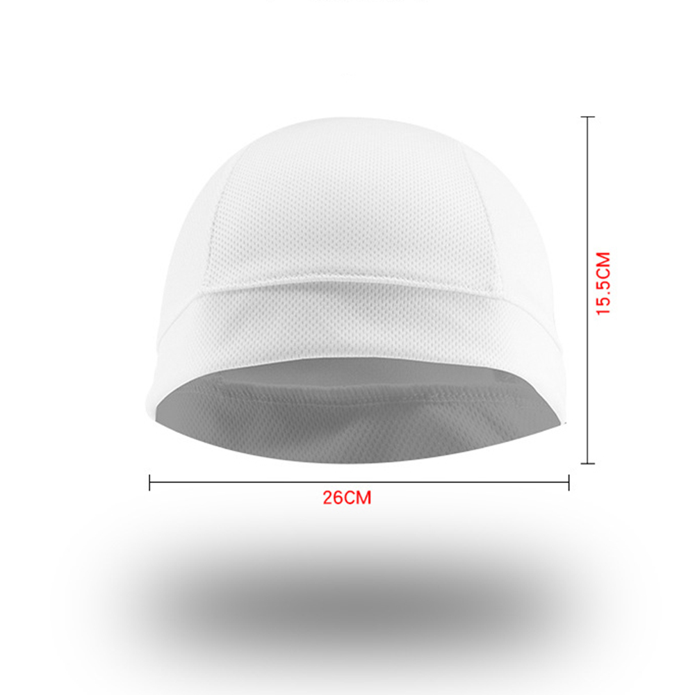 Breathable Mesh Cycling Skull Cap Helmet Liner Quick Dry UV Protection Cooling Beanie Men Women Summer Stretchy Commuting Hat