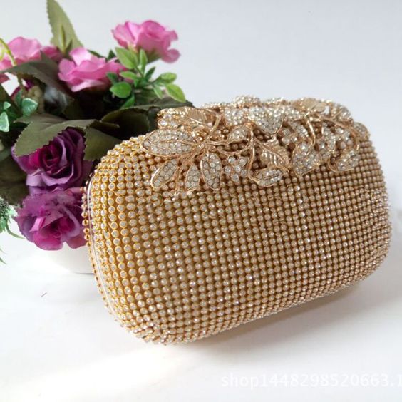 Flower stones Evening Clutch Fancy clutch
