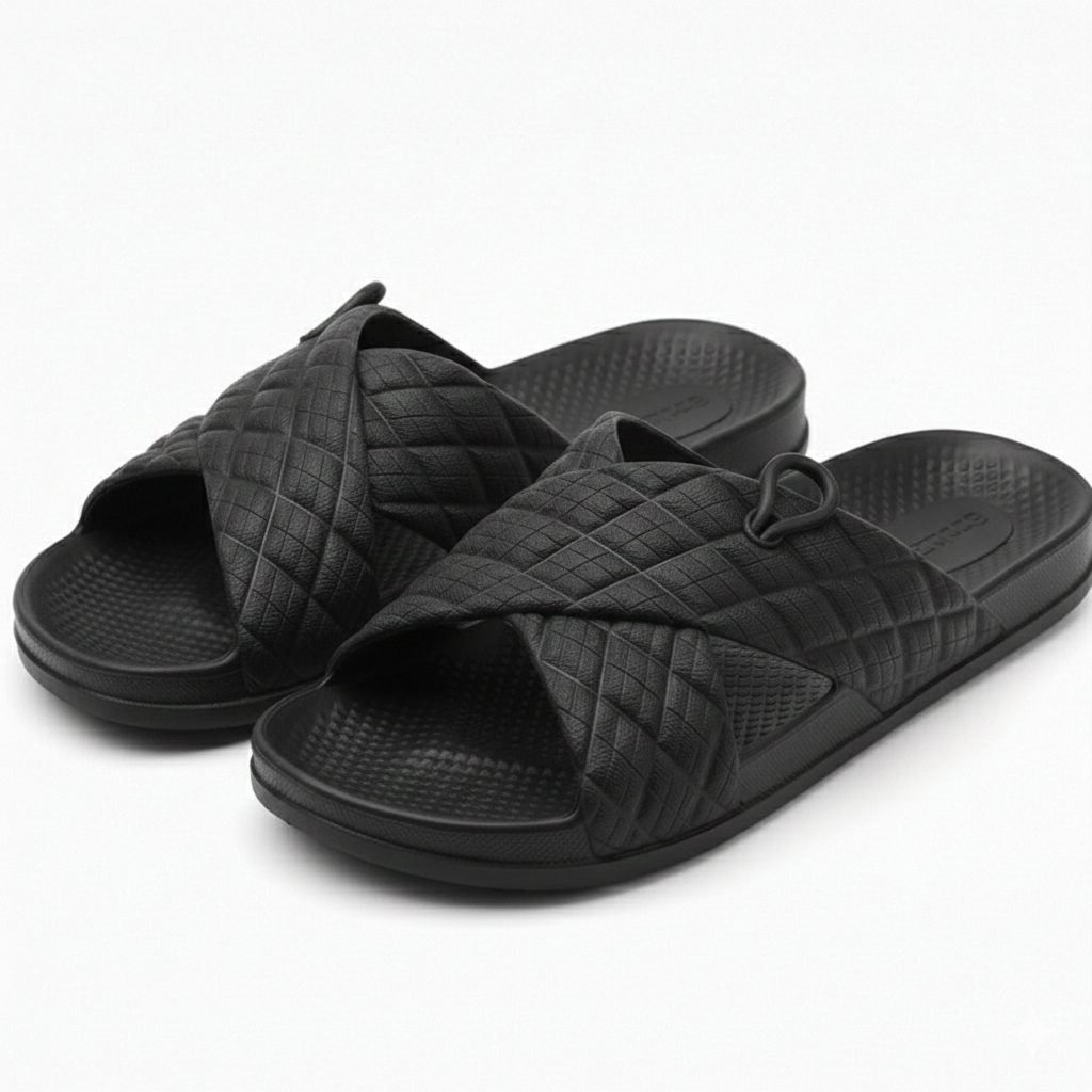 Soft Medicated Pure Rubber Casual house Slippers Non-Slip Stylish and Comfortable FlipFlops For Ladies Best for indoor use
