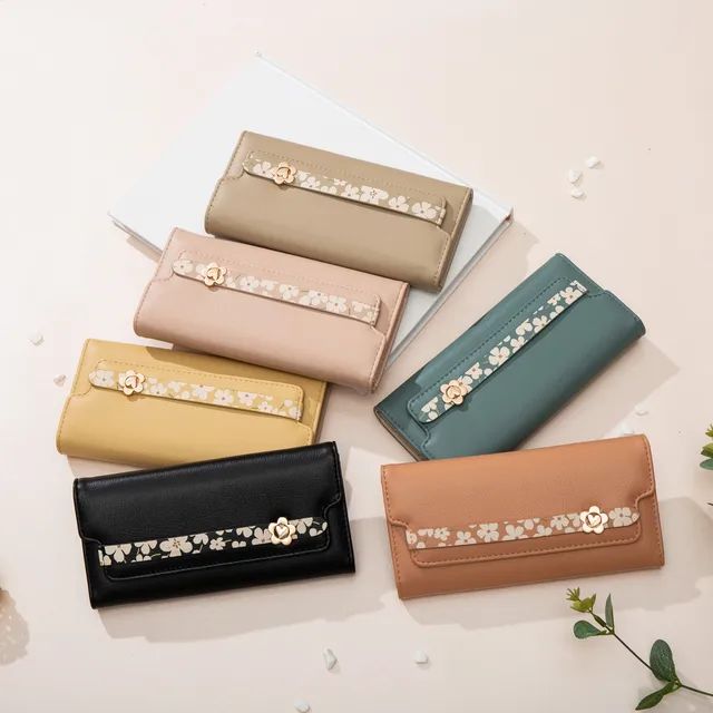 Simple high quality Long Wallet For womens