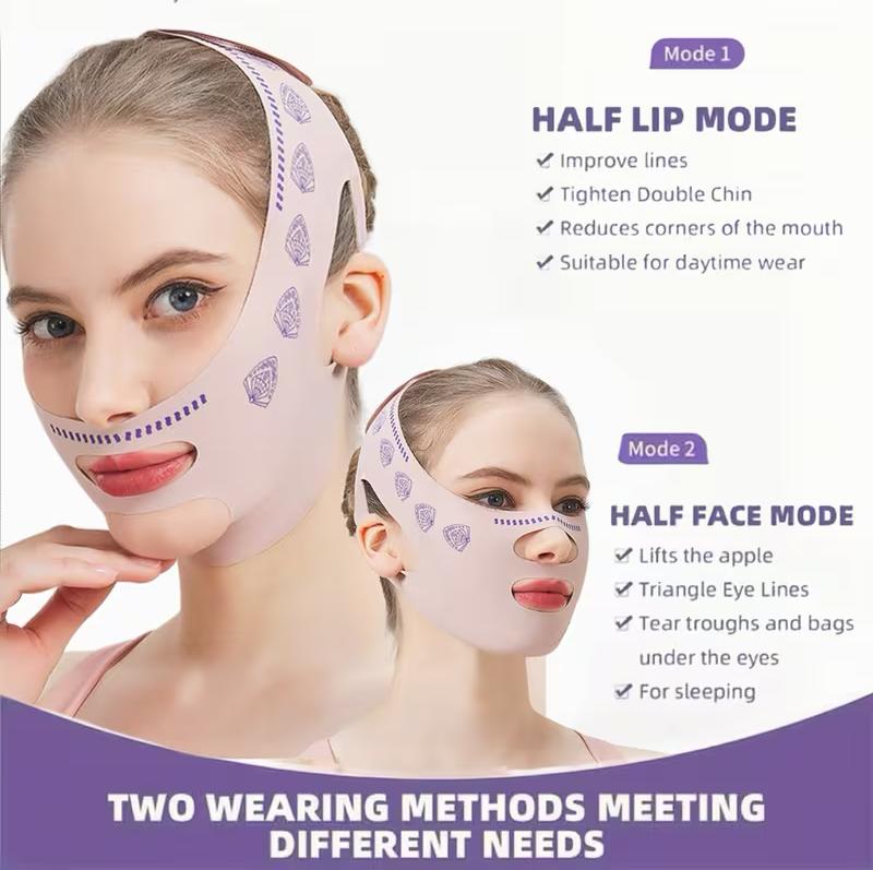 Women Facial Support Band – Adjustable Chin & Cheek Face Lift Strap V Line Beauty Belt