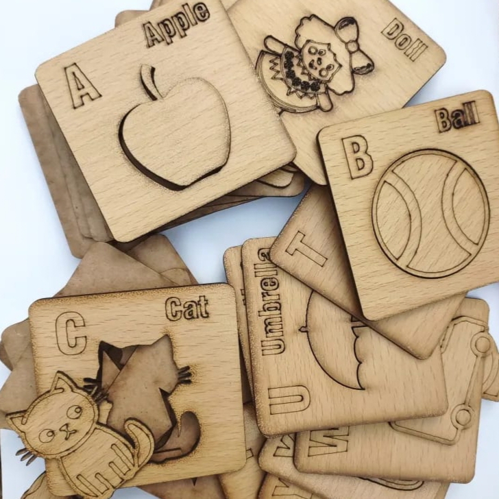 Kids wooden educational drawing stencils English alphabet/Urdu haroof-e-tahaji/mathematics/maths/shapes/ learning puzzle toys complete set