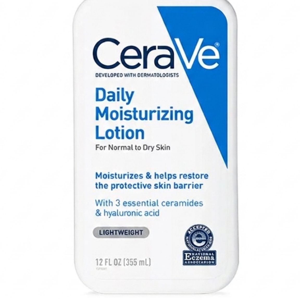 CeraV Daily Moisturizing Lotion | Oil-Free Hydrating Face Lotion & Face Moisturizer with Hyaluronic Acid Original USA Formula for Dry to Normal Skin 237ml
