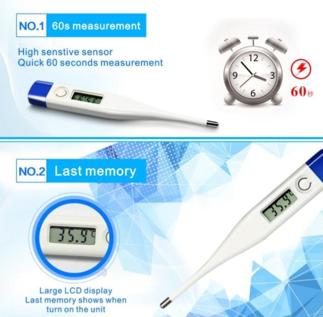 THERMOMETER DIGITAL White - High Quality