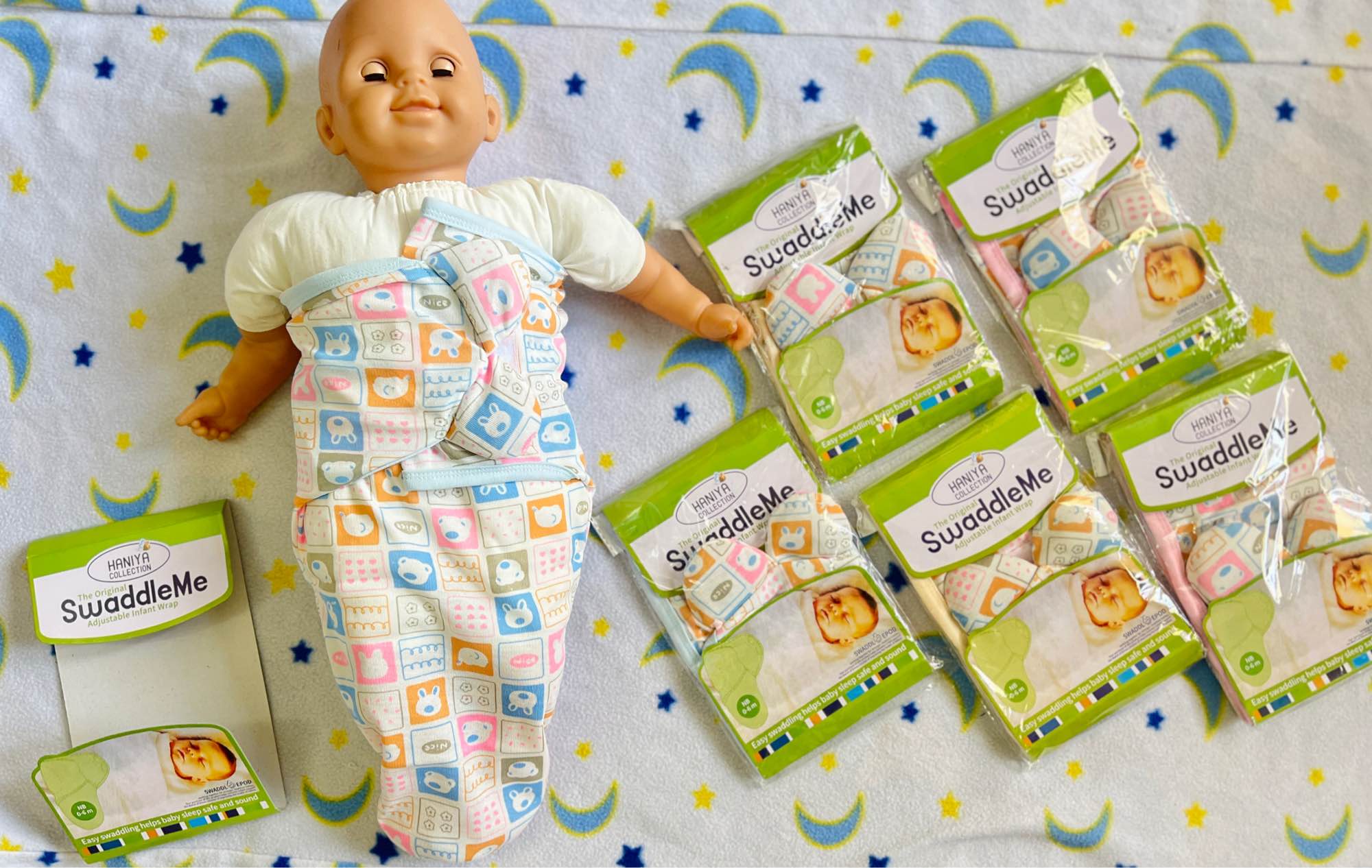 Blanket Swaddle For Newborn Baby Infant Baby Baba Size 0-6 Months Premium Quality
