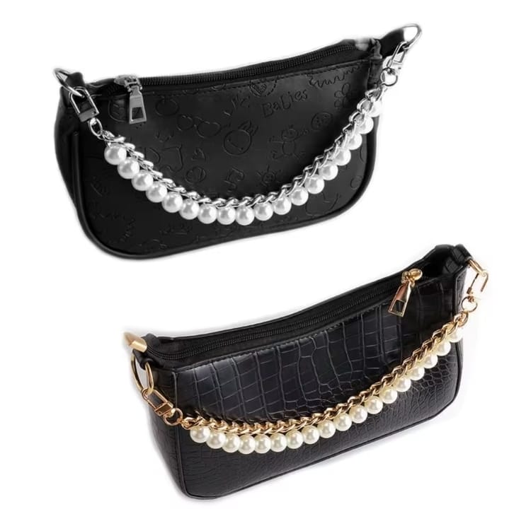 Pearl Chain Straps For Handbags - Fashion Accessories For Handbags Handles - Metal Chain Jewellery Accessories