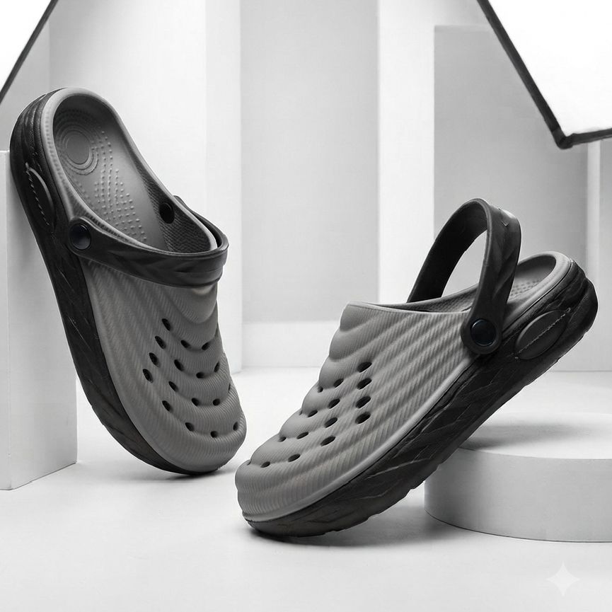 Reality High Quality Mens Clogs & Sandals EVA Crocks Style Sandals for Mens Beach Summer Slip-On