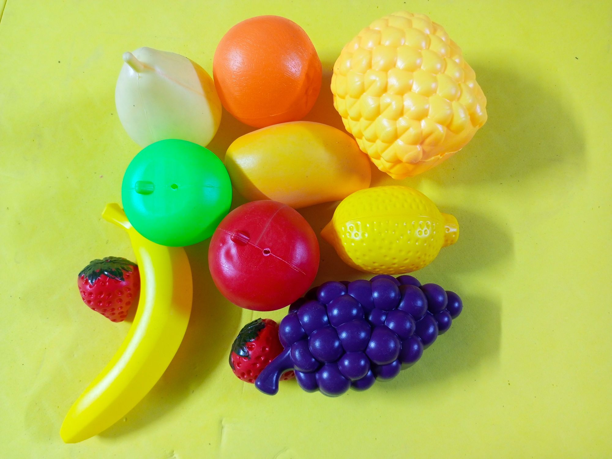 Artificial Food Toy For Kids Pretend Play Plastic toys Mix Bag Full kitchen Toy Playset
