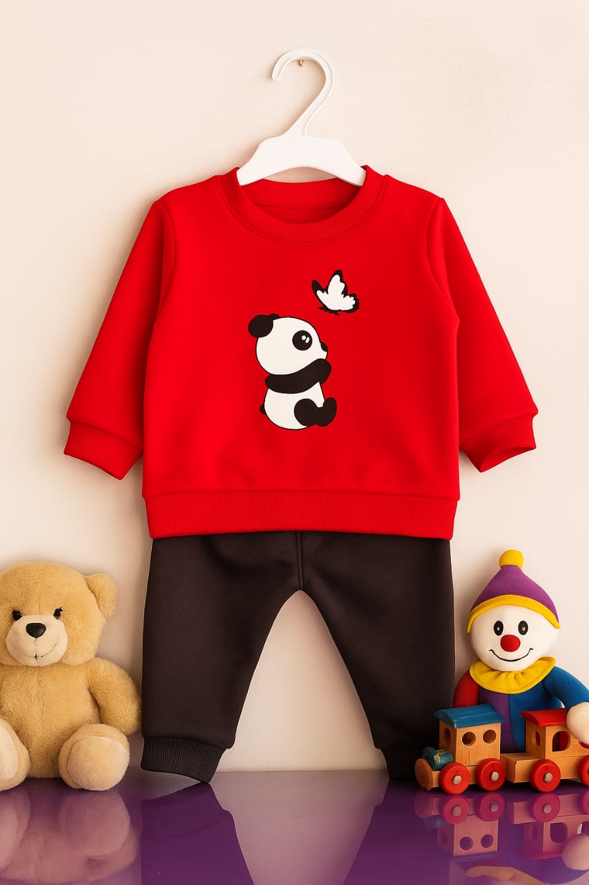 Sweet Shirt And Trouser Winter Kids Track Suit For Boys and Girls Both Kids Fashion