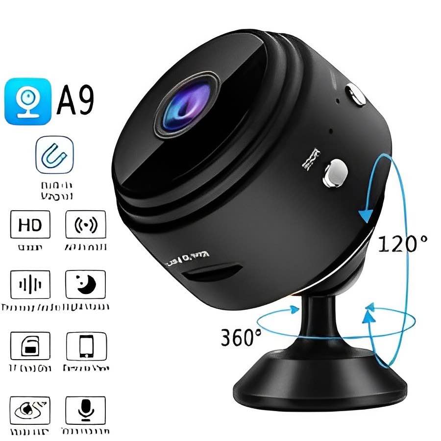 A9 Mini WiFi Camera Wireless Security Camera HD 1080P Smart Home Surveillance Camera Remote Monitoring Night Vision Motion Detection Video Recorder