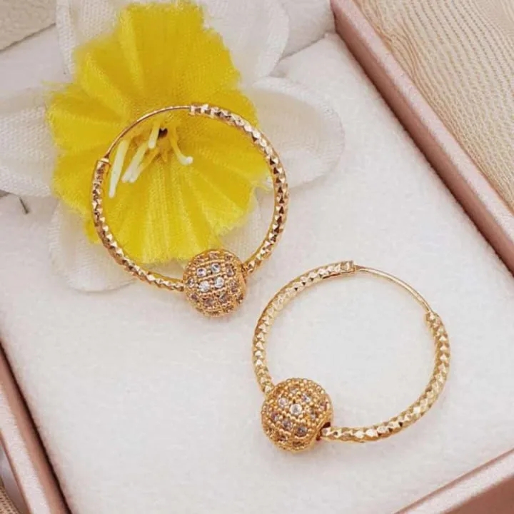 Unique and antique golden earring set for ladies girls enhanced your beauty