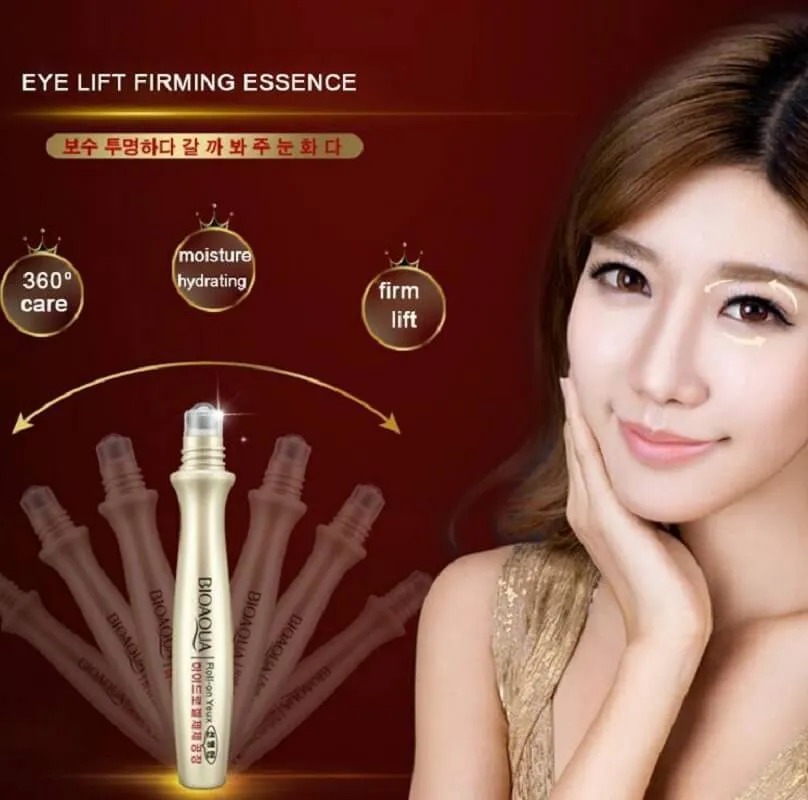BIOAQUA Eye Roll Ball Essence – Anti-Wrinkle & Dark Circle Remover Cooling Roller Eye Essence – 15ml