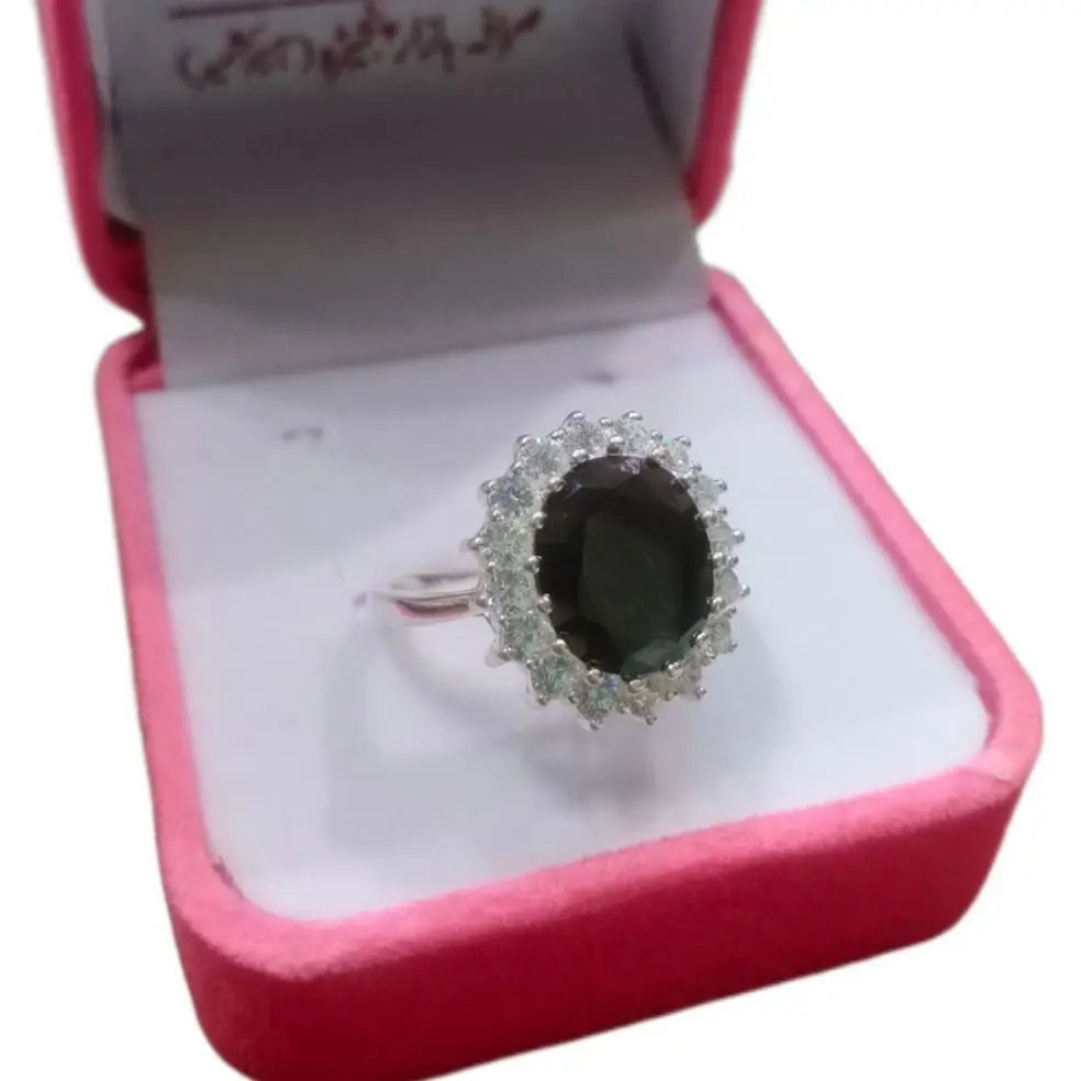 Simple Sterling Silver Ring | Al Qasim Jewellers Ladies Solitaire Rings