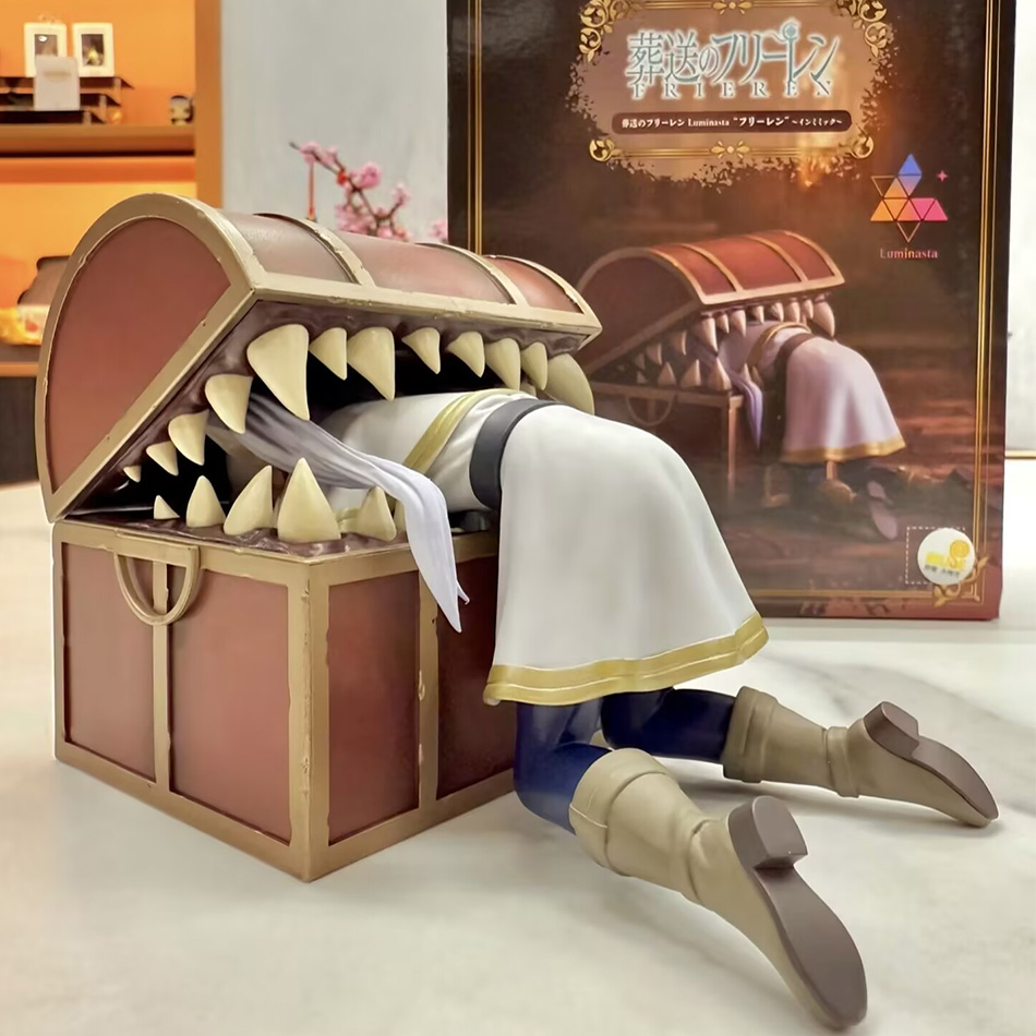 Anime Figure Luminasta Frieren: Beyond Journey's End Treasure Hunt Frieren Cartoon Kawaii Model Collection Doll Toy For Fans