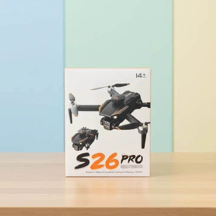 New S26 Pro Brushless Motors Camera Drone Triple Camera Drone With Obstacle Avoidance
